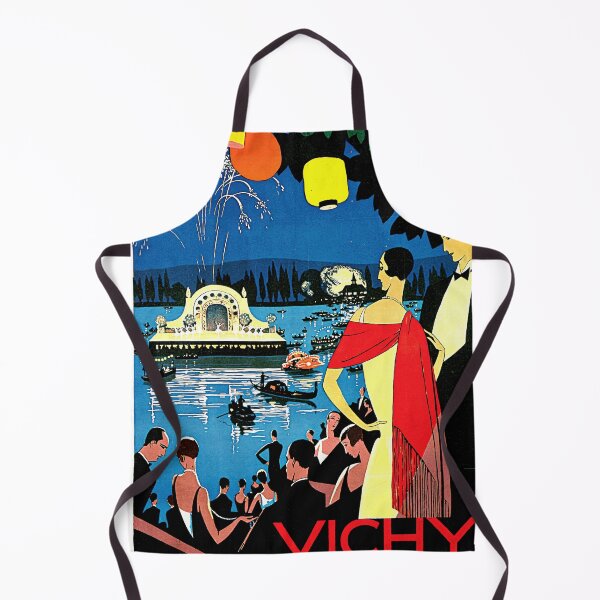 Item preview, Vintage Art Deco Poster | Vichy Travel Print | Roger Broders French Spa Town | Elegant 1920s Style Wall Art & Home Decor designed and sold by artofuniverse.