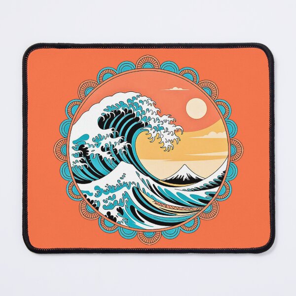 Item preview, Mandala Ocean Wave Circle designed and sold by VibrArtco.