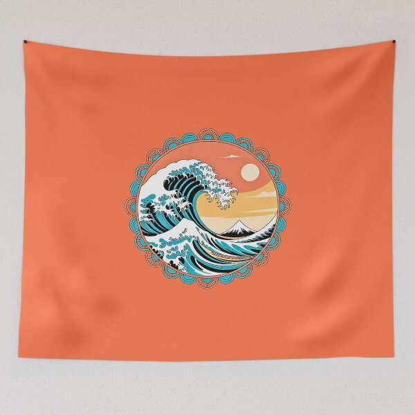 Item preview, Mandala Ocean Wave Circle designed and sold by VibrArtco.