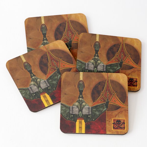 Item preview, Dogs Of War Horizontal for Playmats, mousepads, masks etc Sticker designed and sold by Nigel Sade.