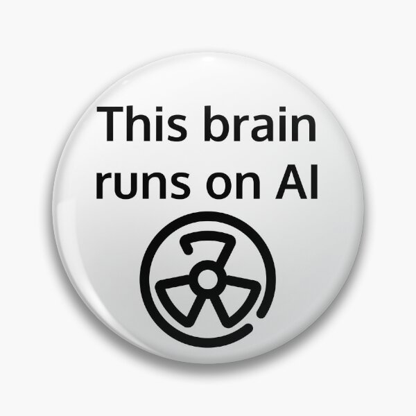 Item preview, This brain runs on AI designed and sold by Rejunkery.