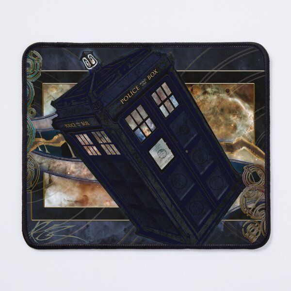 Item preview, Big Blue Box Horizontal Print, (perfect for desk mats, mousepads, facemasks, etc.) designed and sold by Nigel Sade.
