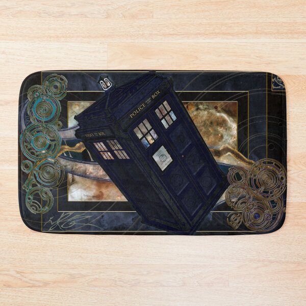 Item preview, Big Blue Box Horizontal Print, (perfect for desk mats, mousepads, facemasks, etc.) designed and sold by Nigel Sade.