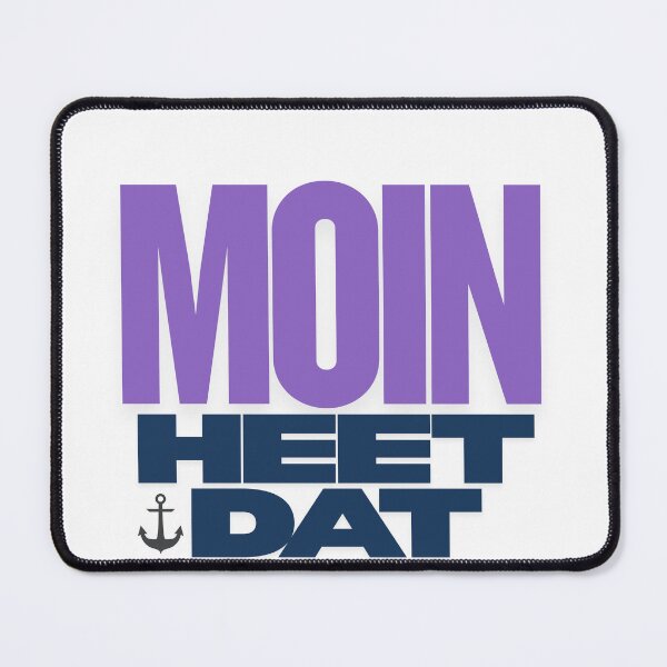 Item preview, MOIN heet dat – Low German saying with North German charm & anchor design designed and sold by Fies-und-Fein.