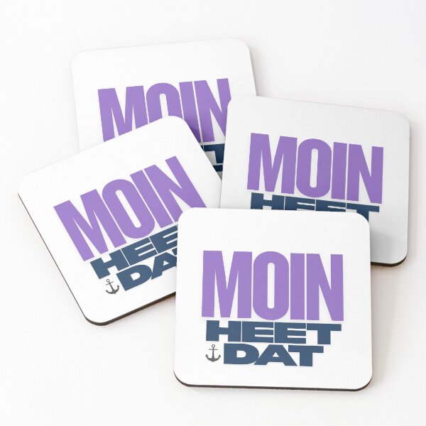 Item preview, MOIN heet dat – Low German saying with North German charm & anchor design designed and sold by Fies-und-Fein.
