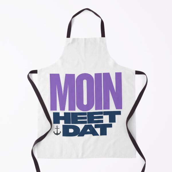 Item preview, MOIN heet dat – Low German saying with North German charm & anchor design designed and sold by Fies-und-Fein.