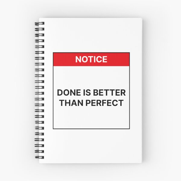 Item preview, Done is better than perfect designed and sold by Jiben44.