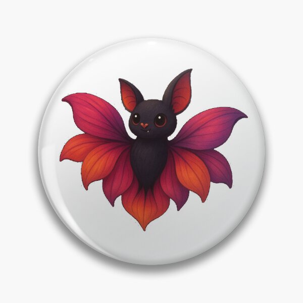 Item preview, Surreal Bat Halloween Sticker designed and sold by PixeloraFinds.