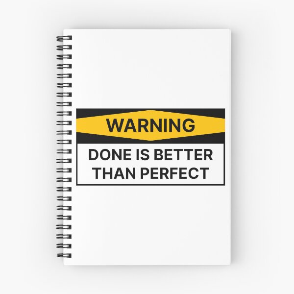 Item preview, Done is better than perfect designed and sold by Jiben44.