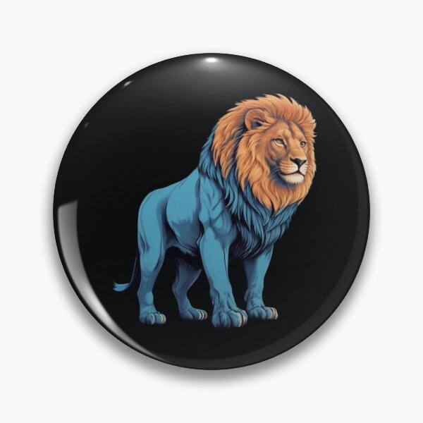 Item preview, Blue Mighty Lion designed and sold by PierreAlbijanic.