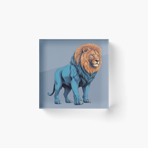 Item preview, Blue Mighty Lion designed and sold by PierreAlbijanic.
