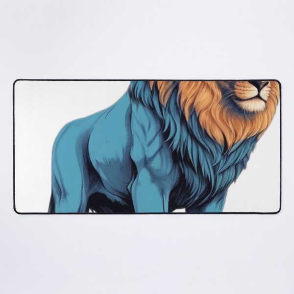 Item preview, Blue Mighty Lion designed and sold by PierreAlbijanic.