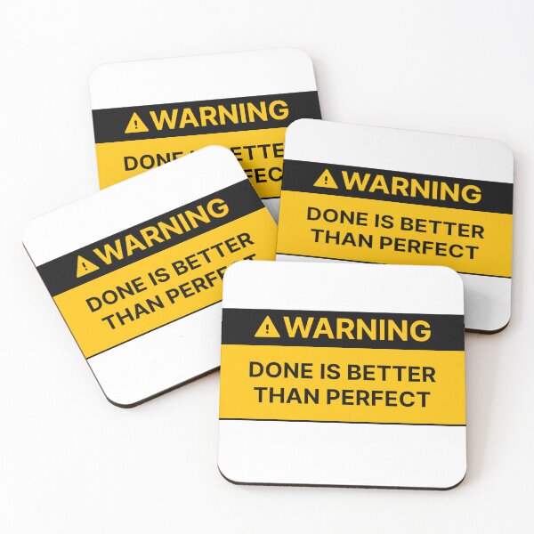 Item preview, Done is better than perfect designed and sold by Jiben44.