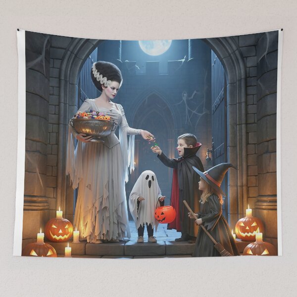 Item preview, Trick or treating with the Bride designed and sold by Digital Dream Art.