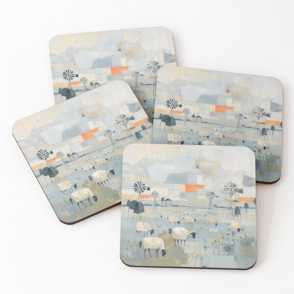 Item preview, Geometric Fields of Calm designed and sold by Dusk Atelier.