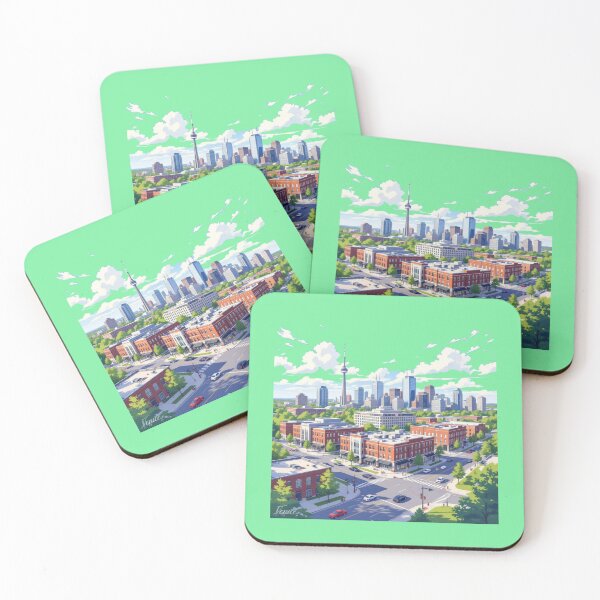 Item preview, Newmarket Downtown Ontario 3D Sketch from West Hill View, designed and sold by PaintMeWorld.
