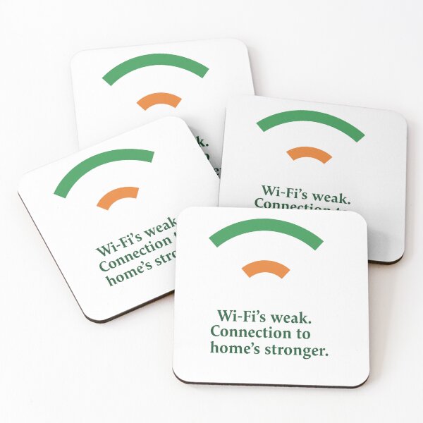 Item preview, Wi-Fi’s Weak — Connection to Home’s Stronger” Irish Minimalist Tee designed and sold by bazstees54.