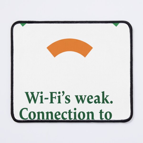 Item preview, Wi-Fi’s Weak — Connection to Home’s Stronger” Irish Minimalist Tee designed and sold by bazstees54.