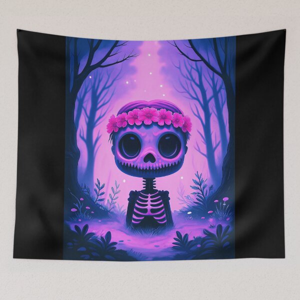 Item preview, Kawaii Skeleton Bloom designed and sold by IreneCanovi.