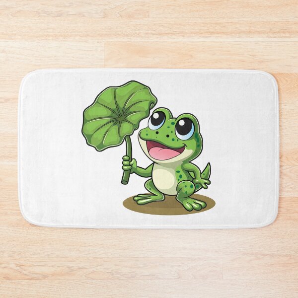 Item preview, FROG WITH LEAF designed and sold by Monimohandas.