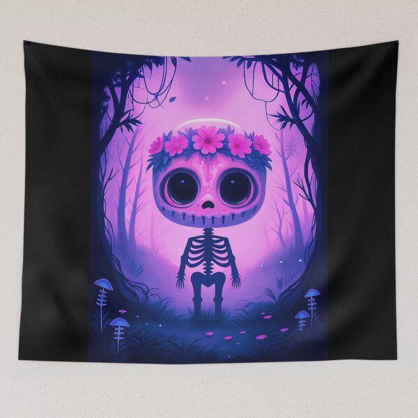 Item preview, Kawaii Skeleton Bloom designed and sold by IreneCanovi.