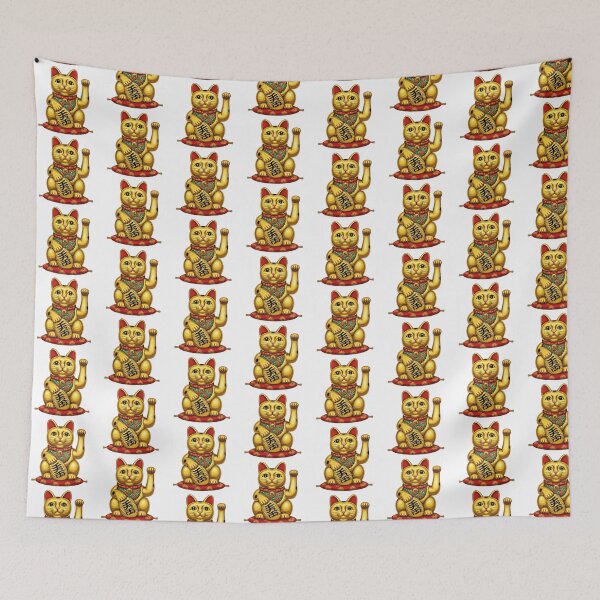Item preview, fortune cat designed and sold by ComanCalcos.