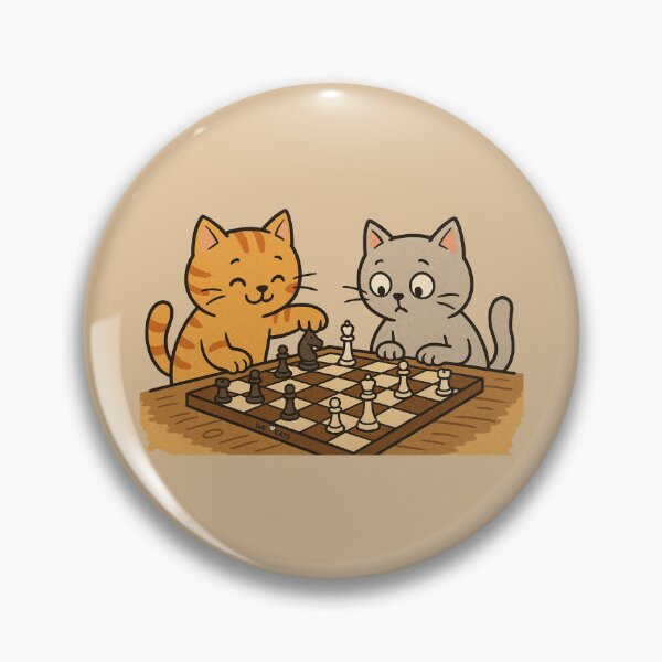 Item preview, Cats Having a Chess Match! designed and sold by WeLoveCatss.