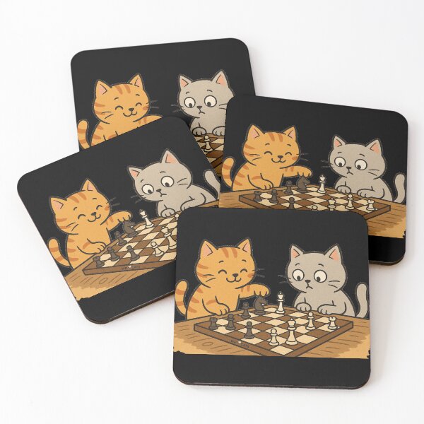 Item preview, Cats Having a Chess Match! designed and sold by WeLoveCatss.