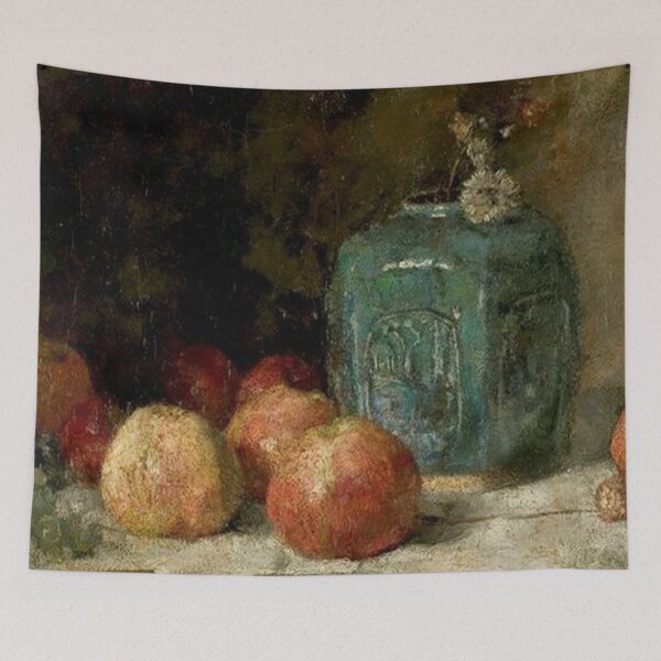 Item preview, Still Life with Ginger Jar and Apples designed and sold by tomorrowsart.