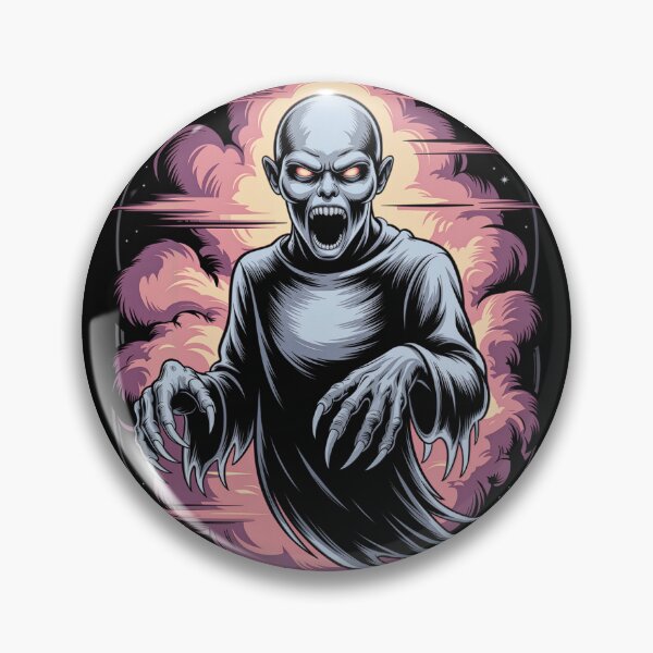 Item preview, Scary Space Ghost Horror - Creepy Monster Surrounded by Cosmic Clouds - Halloween Horror designed and sold by YourSocialBae.