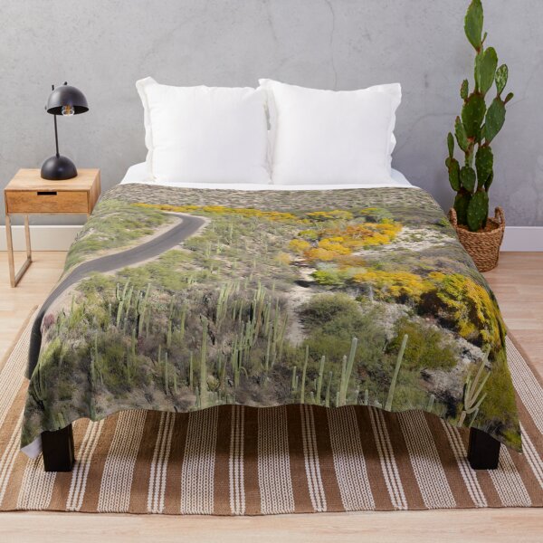Item preview, Fall Trees And Saguaro Cacti designed and sold by simonjayphotos.
