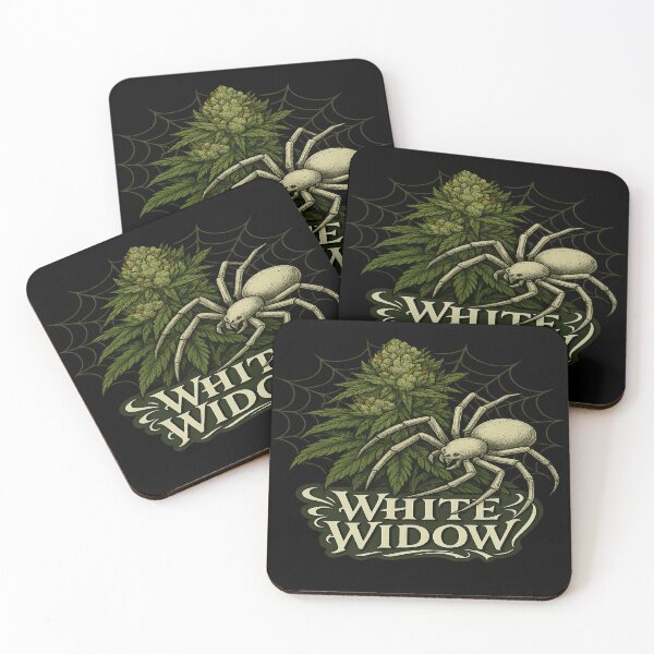 Item preview, White Widow – Cannabis Art with Spider & Style designed and sold by BlueB420.