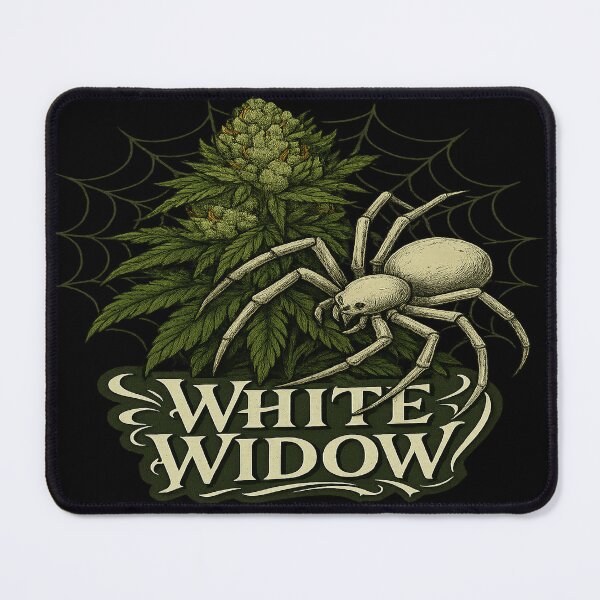Item preview, White Widow – Cannabis Art with Spider & Style designed and sold by BlueB420.