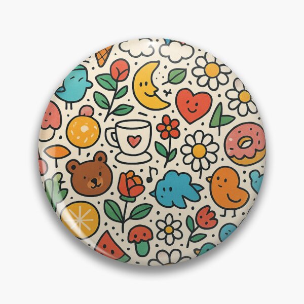 Item preview, Whimsical Chaos – Vibrant Doodle All-Over Print designed and sold by getpressedshirt.
