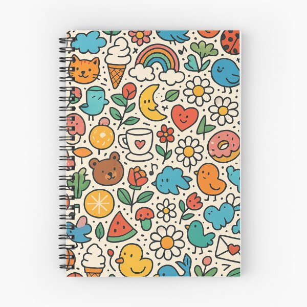 Item preview, Whimsical Chaos – Vibrant Doodle All-Over Print designed and sold by getpressedshirt.