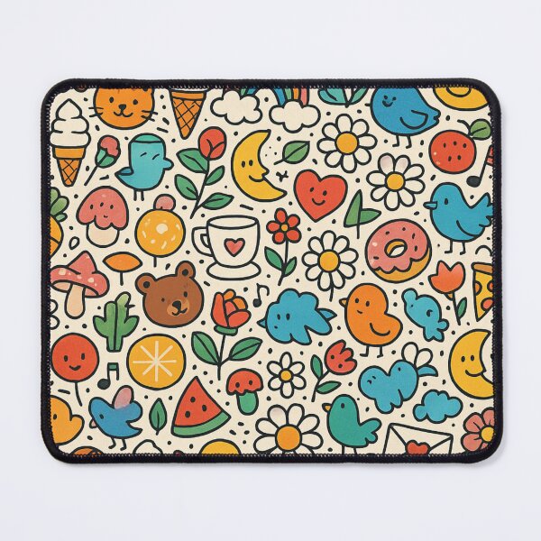 Item preview, Whimsical Chaos – Vibrant Doodle All-Over Print designed and sold by getpressedshirt.