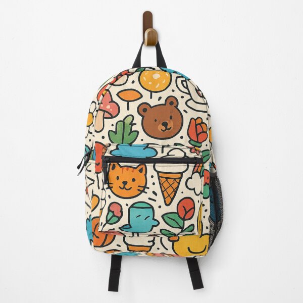 Item preview, Whimsical Chaos – Vibrant Doodle All-Over Print designed and sold by getpressedshirt.
