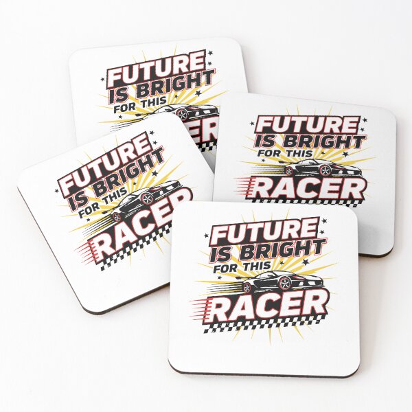 Item preview, Future Is Bright for This Racer – Motivational Racing quote for Car Lovers designed and sold by LuxeGraphix.