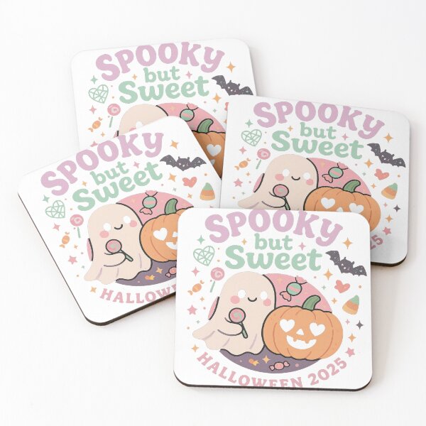 Item preview, Spooky but Sweet - Cute Ghost and Pumpkin Halloween 2025 designed and sold by Wear Sculpt.