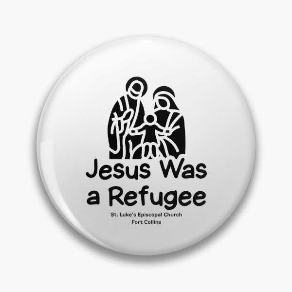 Item preview, Jesus Was a Refugee Black and White  designed and sold by SLFC.