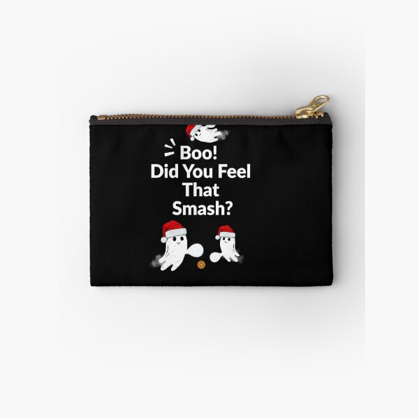 Item preview, Funny Pickleball Ghosts with Santa Hats | Boo! Did You Feel That Smash? | Halloween Christmas Crossover Design designed and sold by Ninopic Creations.