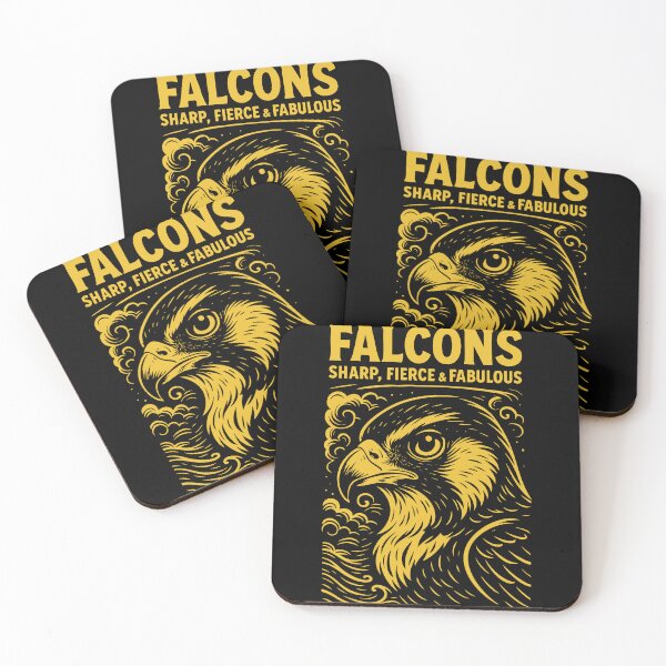 Item preview, Falcons Sharp Fierce Fabulous Falconry designed and sold by LuminOrb.