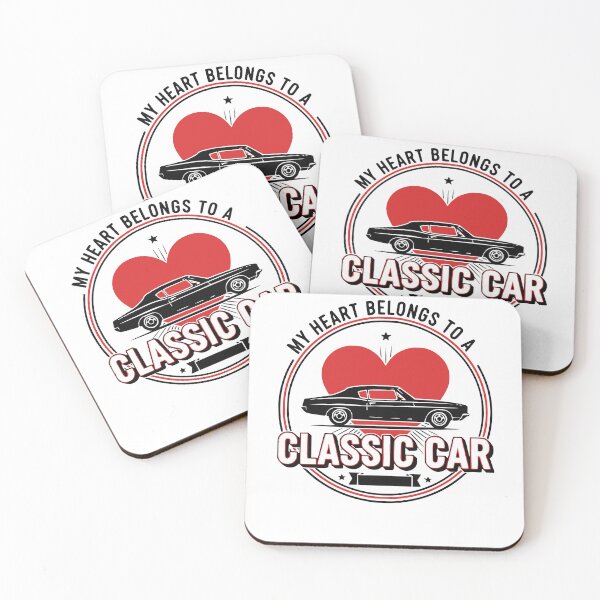 Item preview, My Heart Belongs to a Classic Car – Vintage Car Lover designed and sold by LuxeGraphix.