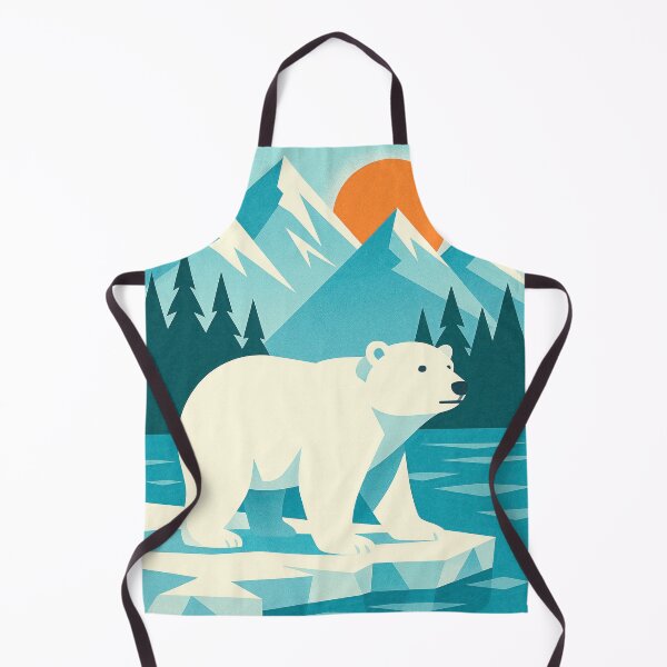 Item preview, Vintage Alaska Polar Bear Poster designed and sold by Pink & California.