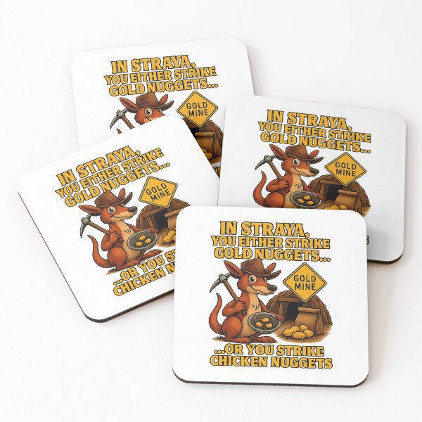 Item preview, Kangaroo Digging Gold Nuggets designed and sold by Smart-Lizard.