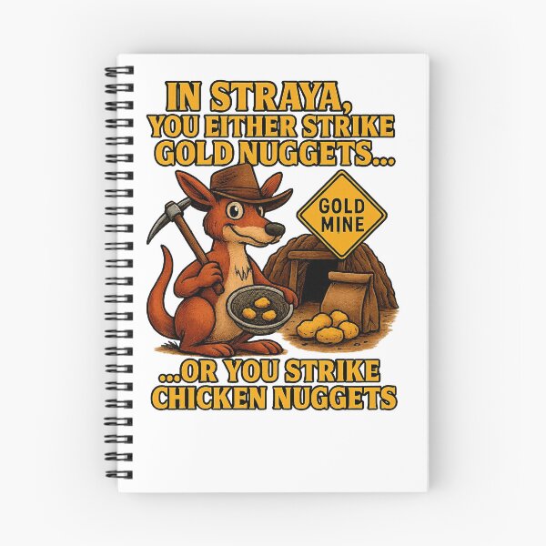Item preview, Kangaroo Digging Gold Nuggets designed and sold by Smart-Lizard.