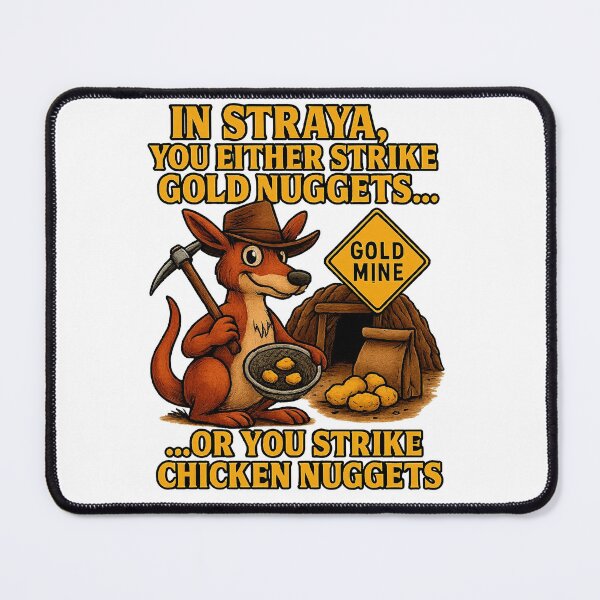 Item preview, Kangaroo Digging Gold Nuggets designed and sold by Smart-Lizard.