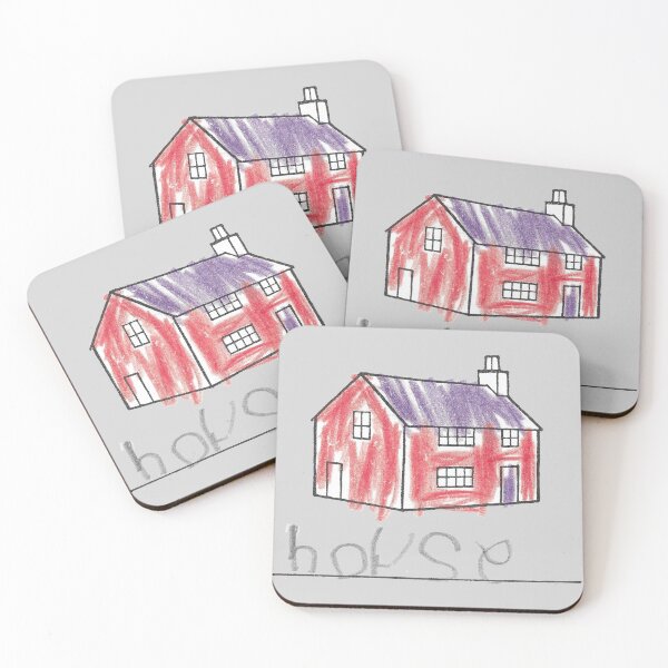 Item preview, Read, Write and Draw - Red & Purple House -  designed and sold by waltzermitty.