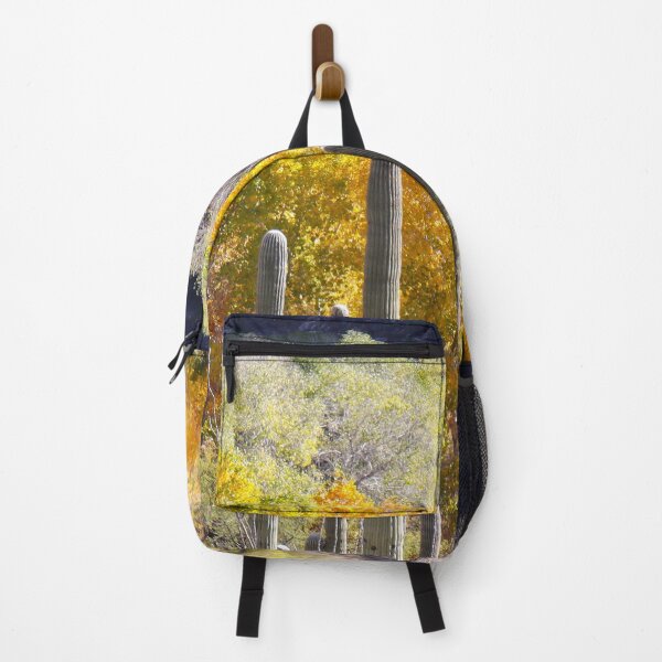 Item preview, Stunning Yellow Leaves And Saguaros designed and sold by simonjayphotos.