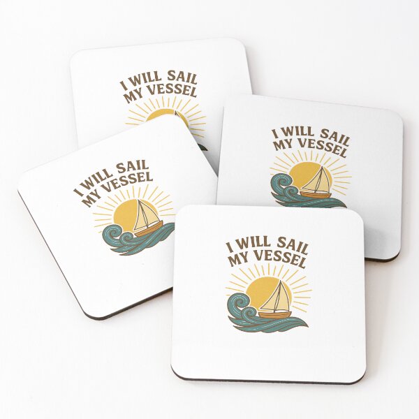 Item preview, Sail My Vessel Inspirational Sticker designed and sold by BoldApparel.